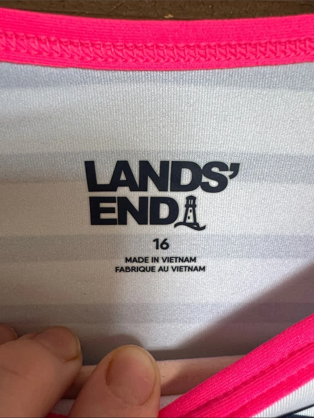 Lands End bright neon
